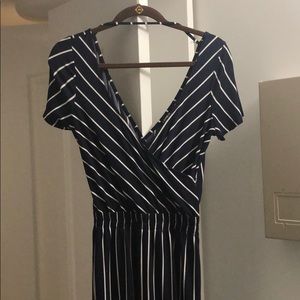 Stripe jumpsuit